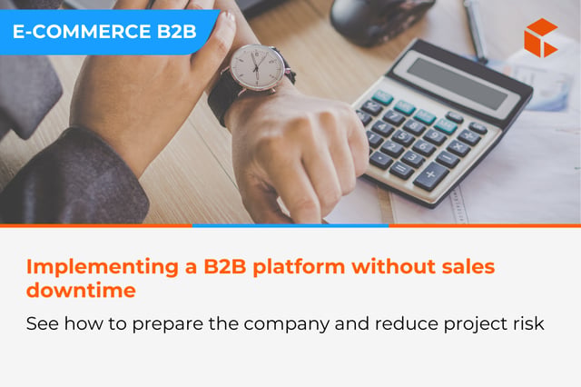 Implementing a B2B platform without sales downtime – how to prepare your company and reduce project risk