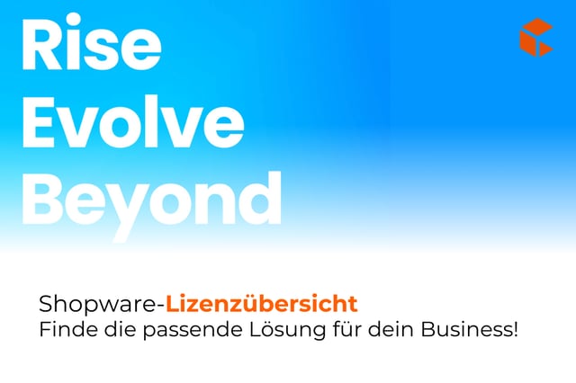 Shopware Lizenzübersicht