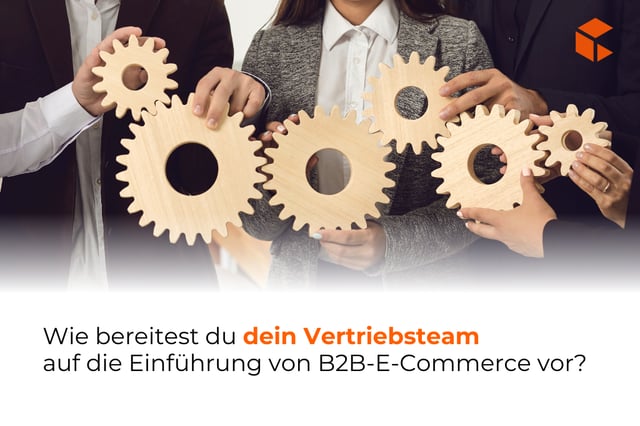 Wie bereitet man ein Vertriebsteam auf die Einführung von B2B-E-Commerce vor?