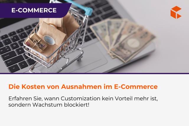 Die Kosten von Ausnahmen im E-Commerce - warum zu viel Customization die Skalierung des Vertriebs blockiert