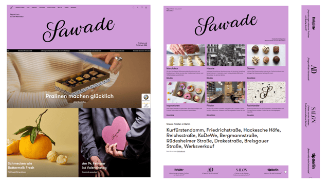 Shoppable images w sklepie Sawade