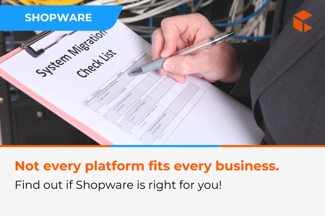 Find out if Shopware is the right platform for you