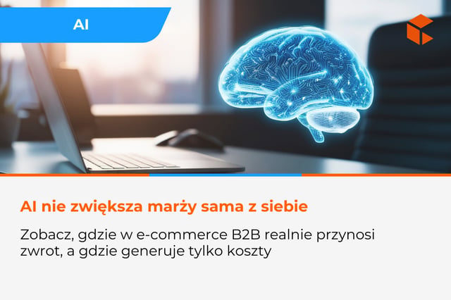 AI w e-commerce B2B - gdzie realnie zwiększa marżę, a gdzie generuje tylko koszty