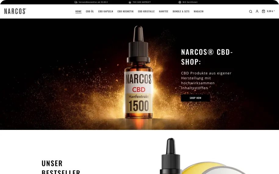 Narcos - Online-Shop
