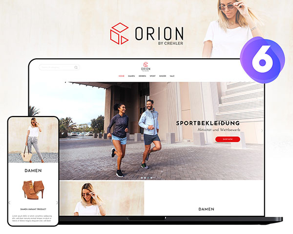 Shopware 6 - Orion Grafikvorlage